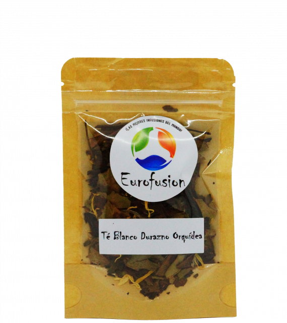 Té Blanco Durazno Orquídea 40gr. Eurofusión