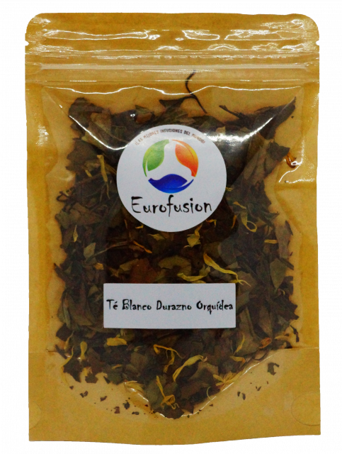 Té Blanco Durazno Orquídea 60gr. Eurofusión