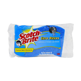 Esponja celulosa limpieza delicada cero rayas azul Scotch-Brite® 1 und