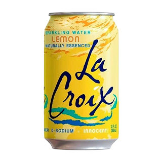 Agua mineral con gas la croix sabor limon 355ml