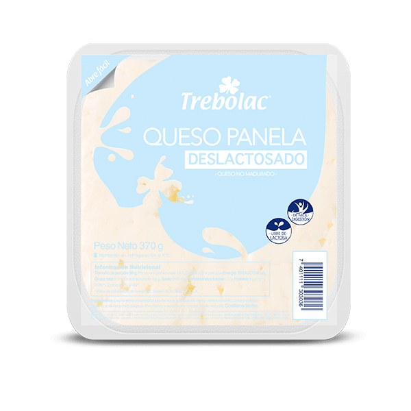Queso Panela deslactosado Trebolac 370 g