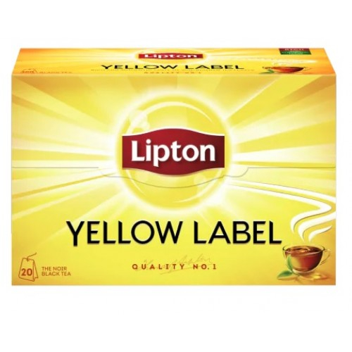 Té Negro Yellow Label Lipton 20 uds.