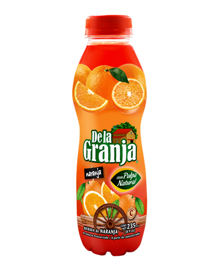 De La Granja Jugo de Naranja 235 ml.