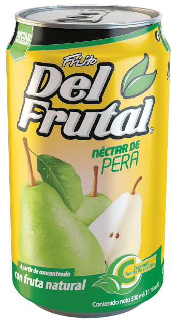 Del Frutal Pera Lata 330 ml.