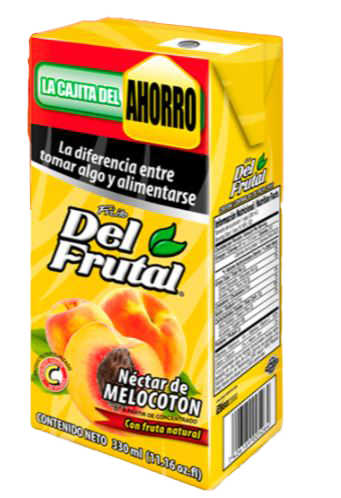 Jugo Melocotón Tetrapack Del Frutal 330 ml.