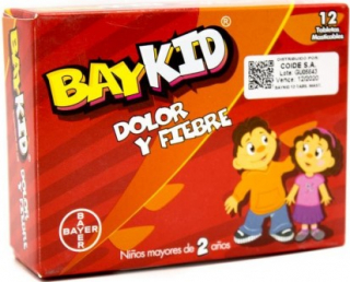 Baykid dolor y fiebre 12 uds