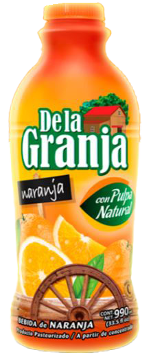 De la Granja Jugo de Naranja 1 Lt.