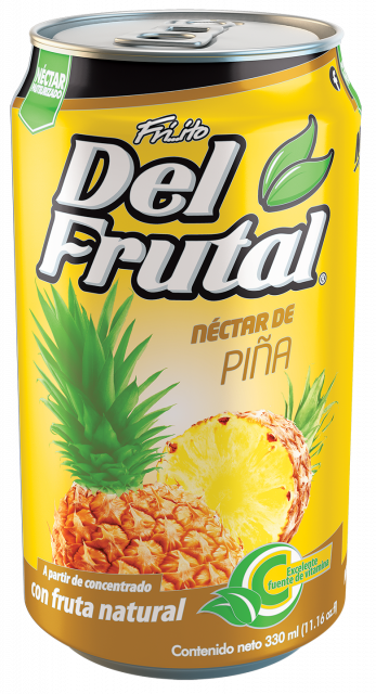 Del Frutal Piña Lata 330 ml.