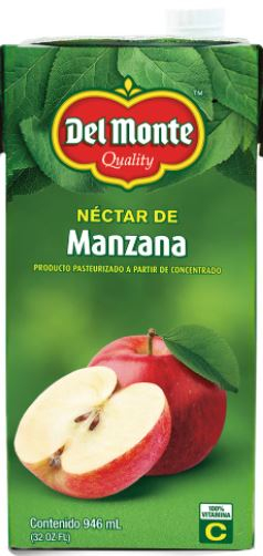 Del Monte Néctar de Manzana 1 Lt.