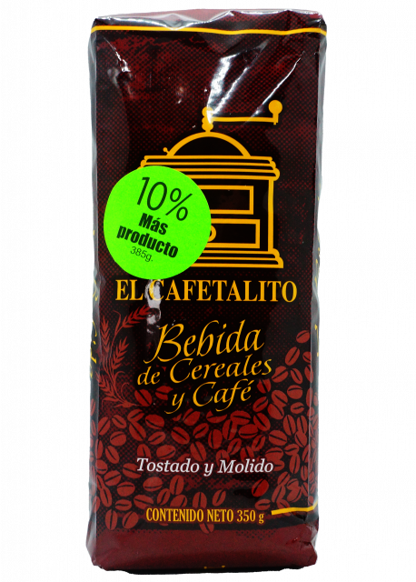 Mezcla de Café Molido y Cereal El Cafetalito 350gr.