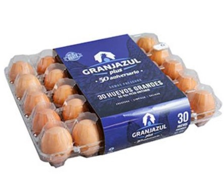 Huevos marrón grande Granjazul 30 unds