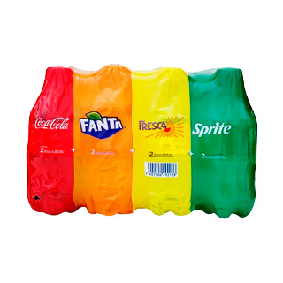 Coca Cola + Fanta Naranja + Fresca + Sprite 8 Pack 355 ml.