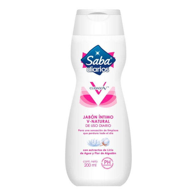 Jabón íntimo natural Saba 200 ml