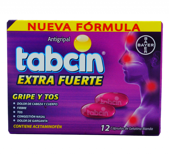 Tabcin Gel Gripe y Tos 12 un.