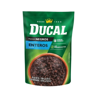 Frijol Entero Negro Ducal 28 oz.