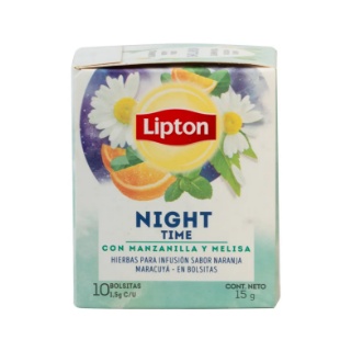 Té infusión Night Time Lipton 10 sobres