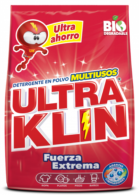 Detergente polvo fuerza extrema Ultra Klin 9 kg