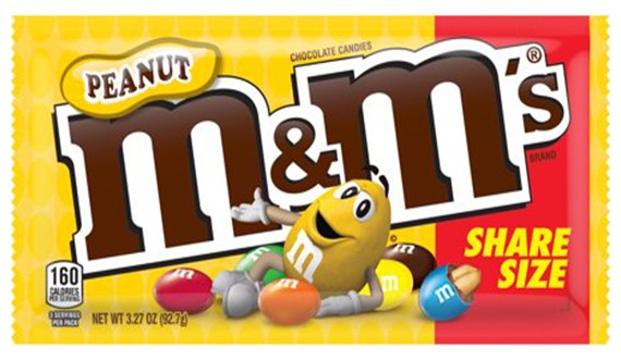 M&M´s Chocolate Peanut 92.7 gr.