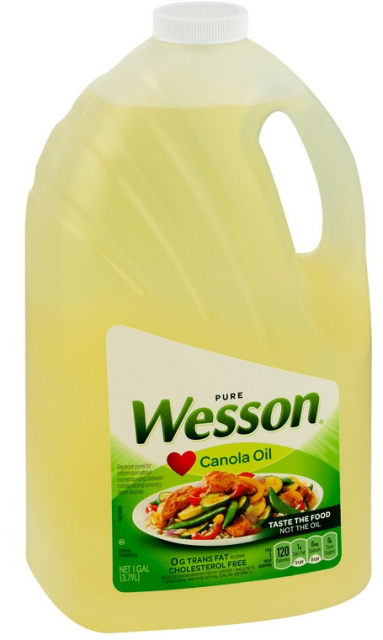 Aceite canola Wesson 3790ml.