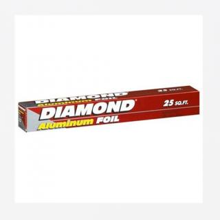Papel aluminio Diamond rollo 7.6 mts