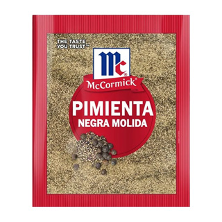 McCormick Pimienta Negra Molina 28 gr.