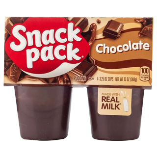 Pudín Chocolate Snack Pack 4 un.