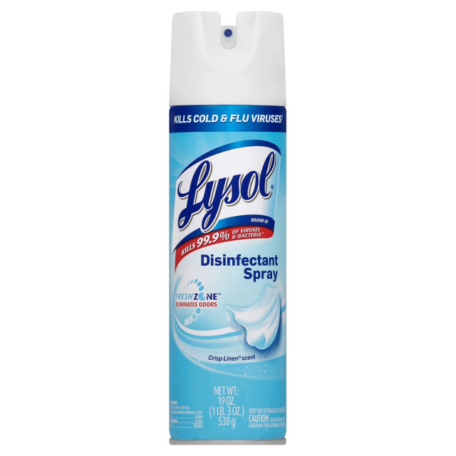 Desinfectante Spray Crisp Linen Lysol 19 oz.