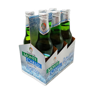Cerveza Monte Carlo Bajo Cero 6 Pack Botella 350 ml.
