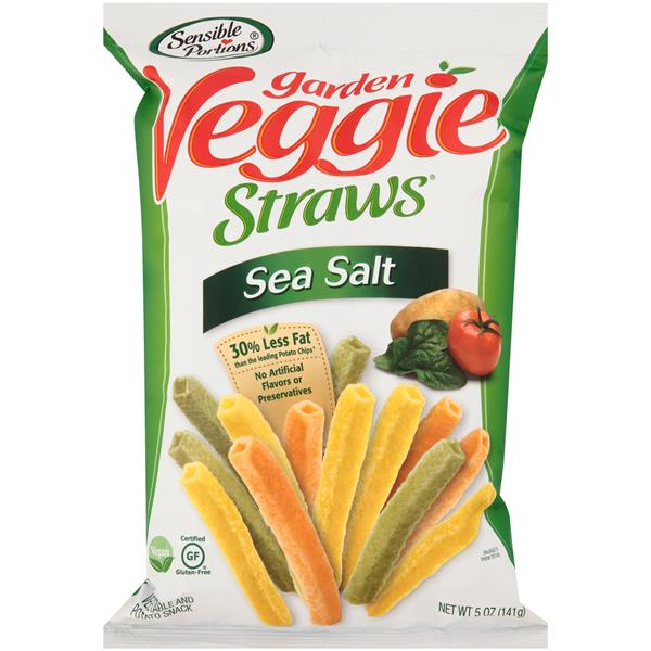 Garden Veggie Straws Sal marina 141 g