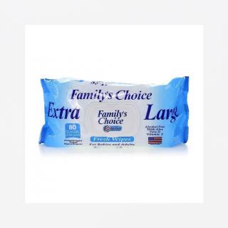 Toallas Húmedas Family's Choice 80 un.