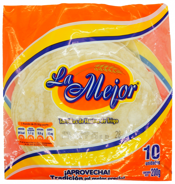 Tortillas de harina La Mejor 200 g