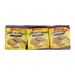 Galleta Integral Dulce  Ajonjoli Helios 300gr.