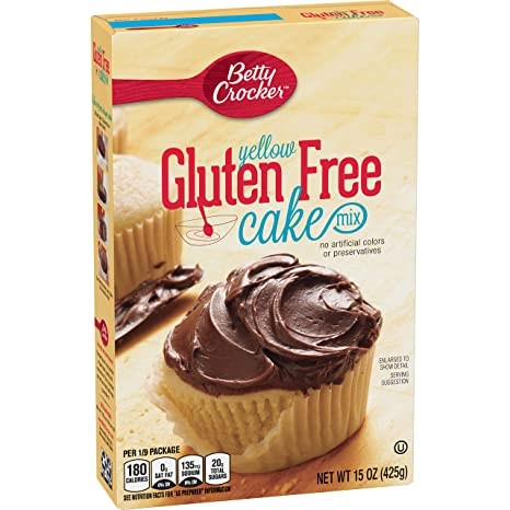 Mezcla para pastel sin glúten 425g Betty Crocker