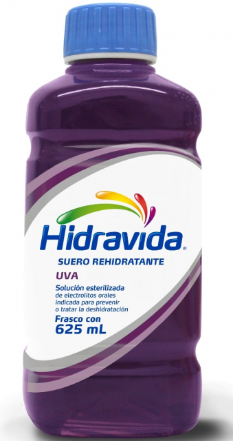 Hidravida Suero Sabor Uva 625 ml.