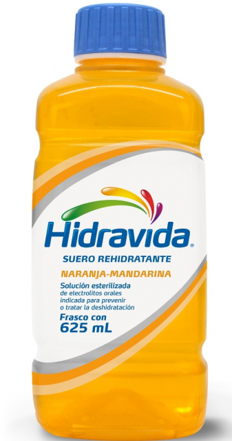 Suero sabor naranja Hidravida 625 ml