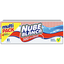 Servilletas Nube Blanca 4 Pack 500 un.