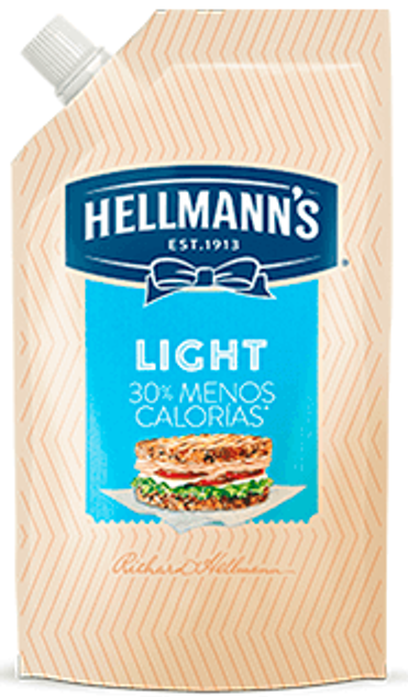 Mayonesa Hellmanns Light Doypack 380gr.