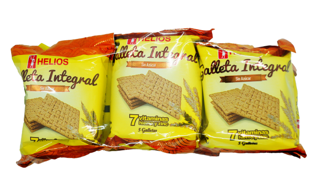 Galleta Integral sin azúcar Helios 300gr.