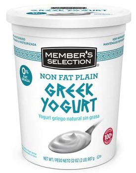 Yogurt griego natural Member´s Selection 907 g