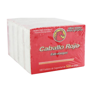 Fósforo extra largo Caballo Rojo 5 unds