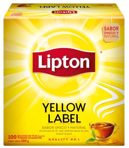 Té Negro Yellow Label Lipton 100 uds.