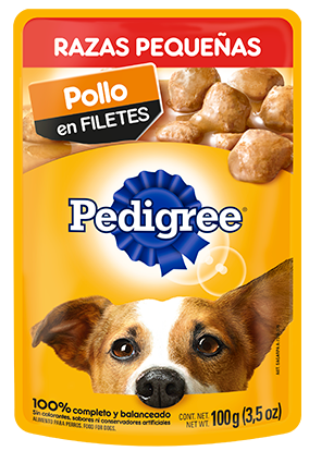 Alimento húmedo pollo perro razas pequeñas Pedigree 100 g