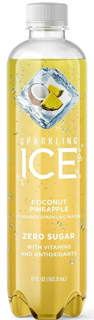 Agua con Gas Sparkling ICE Coco y Piña 503ml.