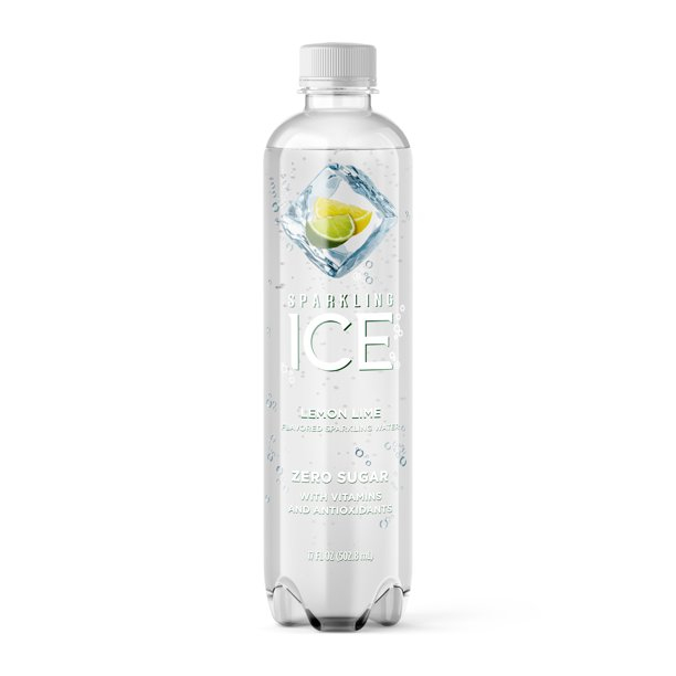 Agua con Gas Sparkling ICE Lima limón 503ml.