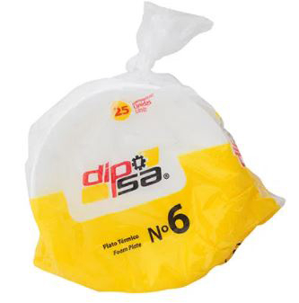 Plato hondo Dipsa No.6 25 unidades