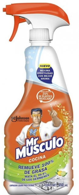 Limpiador cocina limón Mr. Músculo 650 ml