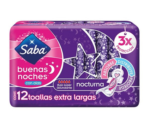 Toalla Saba extra largas con alas 12 und