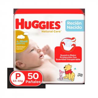 Pañales Huggies Natural Care Etapa 1/P 50U
