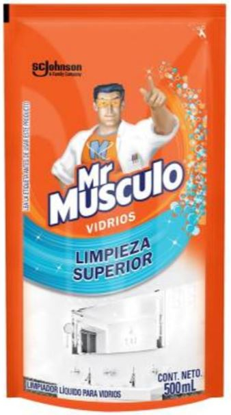 Limpiador líquido vidrios Mr Músculo 500 ml