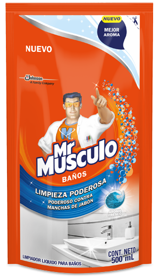 Limpiador baño bolsa Mr Musculo 500 ml